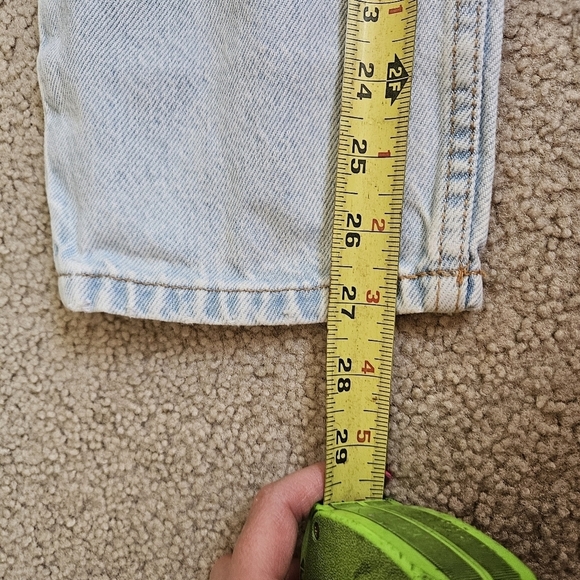 Zara Denim Mon Jean Distressed Light Blue Women's 10x27 - Picture 7 of 9